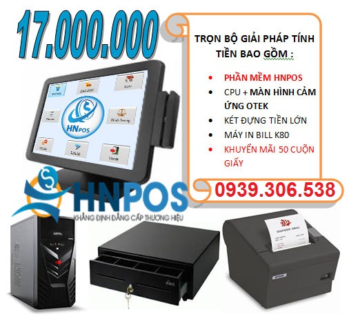 Phần mềm quản lý nhà hàng - quán cafe HNPOS